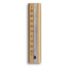 Patalpų termometras pagamintas iš buko TFA 12.1042.05 kaina ir informacija | Meteorologinės stotelės, termometrai | pigu.lt