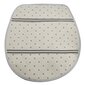Vonios kilimėliai - dviejų dydžių rinkinys: pilka 80/50,5cm kaina ir informacija | Vonios kambario aksesuarai | pigu.lt