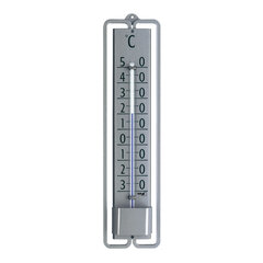 Metalinis vidaus/lauko termometras NOVELLI DESIGN 12.2001.54 kaina ir informacija | Meteorologinės stotelės, termometrai | pigu.lt