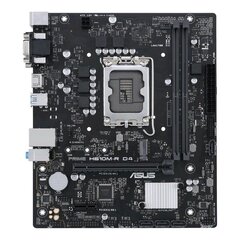 Pagrindinės plokštė Asus Prime H610M-R D4-SI Processor Intel kaina ir informacija | Pagrindinės plokštės | pigu.lt