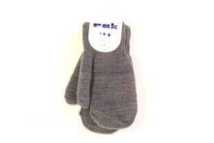 Теплые перчатки с аппликацией для девочек, Серый цена и информация | Шапки, перчатки, шарфы для девочек | pigu.lt