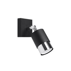 Wall lamp NERO black/chrome BITTERSWEET SHIMMER SL.1064 цена и информация | Настенные светильники | pigu.lt