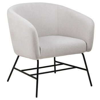 Кресло Actona Godeo, светло-серое цена и информация | Кресла в гостиную | pigu.lt