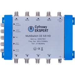 TechniSat MULTYSWITCH CE 5/8 цена и информация | ТВ-антенны и аксессуары к ним | pigu.lt