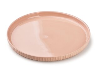 Lėkštė Shivonne 23 cm, rožinė kaina ir informacija | Indai, lėkštės, pietų servizai | pigu.lt