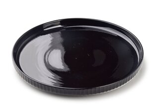 Lėkštė Shivonne 23 cm, juoda цена и информация | Посуда, тарелки, обеденные сервизы | pigu.lt