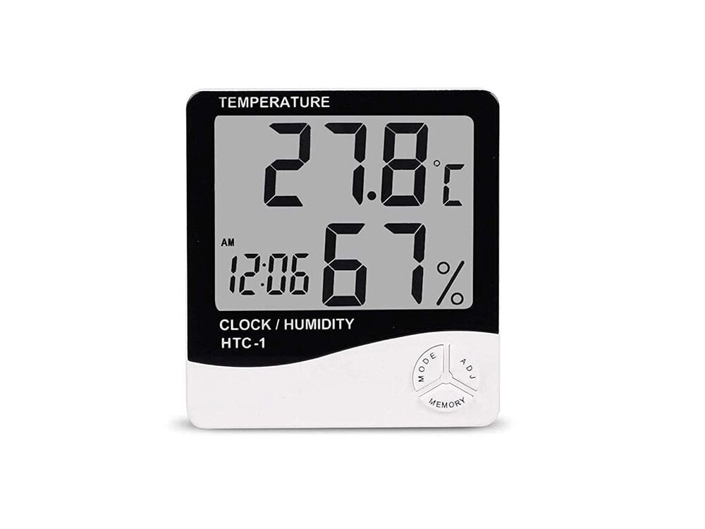 Elektroninis LCD termometras kaina ir informacija | Meteorologinės stotelės, termometrai | pigu.lt
