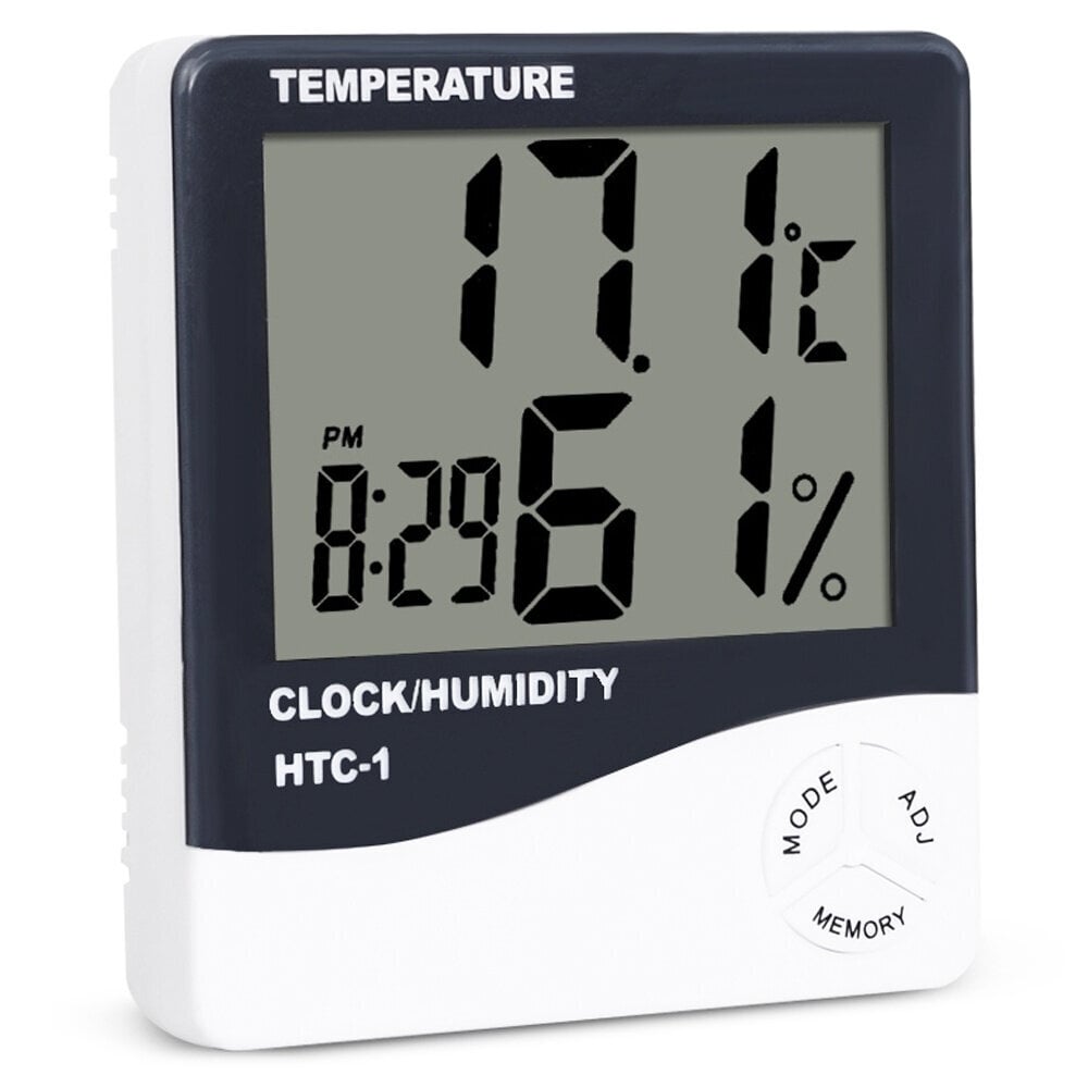 Elektroninis LCD termometras цена и информация | Meteorologinės stotelės, termometrai | pigu.lt