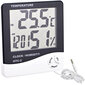 Skaitmeninis LCD termometras kaina ir informacija | Meteorologinės stotelės, termometrai | pigu.lt