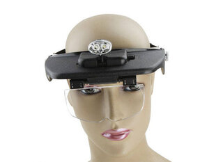 Galvos didinimo akiniai 2 x LED kaina ir informacija | Kanceliarinės prekės | pigu.lt