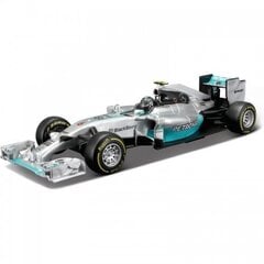 Automodelis Bburago - 1:32 F1 2014 Mercedes Amg Team Nico Rosberg Only / from Assort kaina ir informacija | Žaislai berniukams | pigu.lt