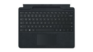 Keyboard Surface Pro Signature Keyboard Commercial Black 8XB-00007 for Pro 8 / Pro X цена и информация | Аксессуары для планшетов, электронных книг | pigu.lt