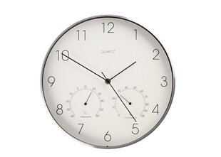 Laikrodis Austin, 601827, 30cm, sidabro цена и информация | Часы | pigu.lt