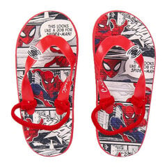 Paplūdimio šlepetės Vaikams Spiderman Raudona: Batų dydis - 32-33 kaina ir informacija | Paplūdimio avalynė vaikams | pigu.lt