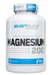 Everbuild Magnesium Citrate 200mg цена и информация | Добавки и препараты для набора мышечной массы | pigu.lt