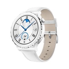 Huawei Watch GT 3 Pro Ceramic White Leather цена и информация | Смарт-часы (smartwatch) | pigu.lt