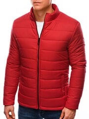 Мужская куртка переходной Edoti C526 красный цена и информация | Мужские куртки | pigu.lt