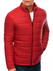 Мужская куртка переходной Edoti C526 красный цена и информация | Мужские куртки | pigu.lt