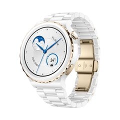 Huawei Watch GT 3 Pro, White Ceramic Strap kaina ir informacija | Huawei Video kameros ir jų priedai | pigu.lt