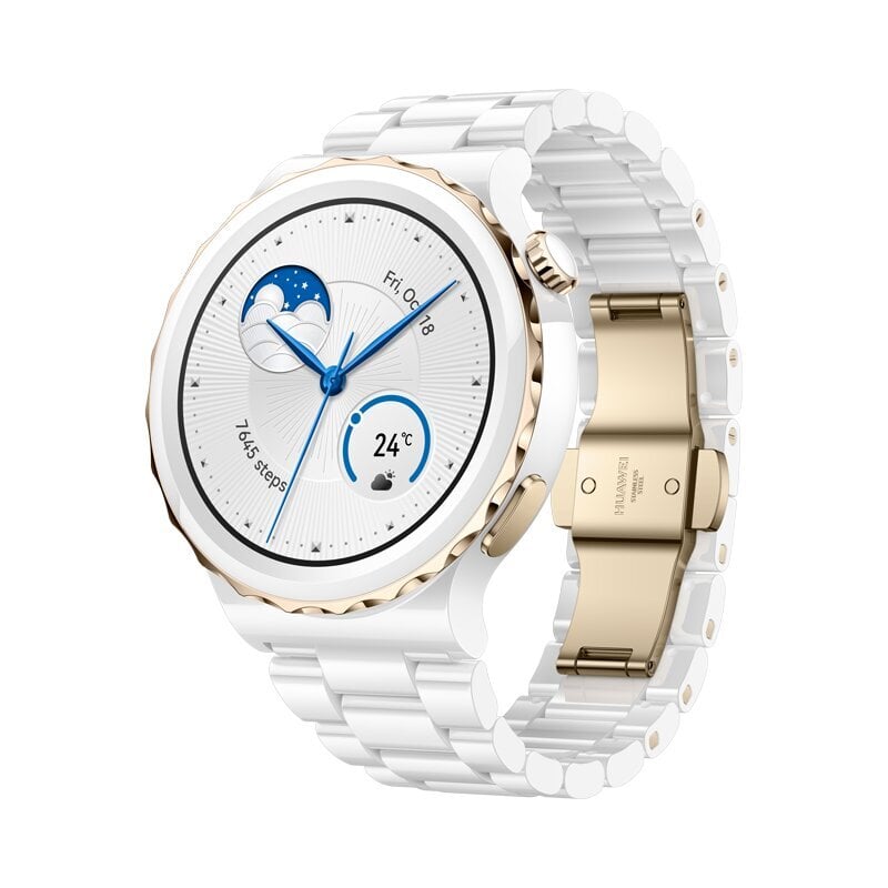 Huawei Watch GT 3 Pro Ceramic White Ceramic цена и информация | Išmanieji laikrodžiai (smartwatch) | pigu.lt