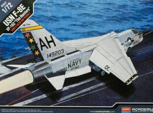 Модель для склеивания Academy 12521 USN F-8E VF-162 The Hunters 1/72 цена и информация | Склеиваемые модели | pigu.lt
