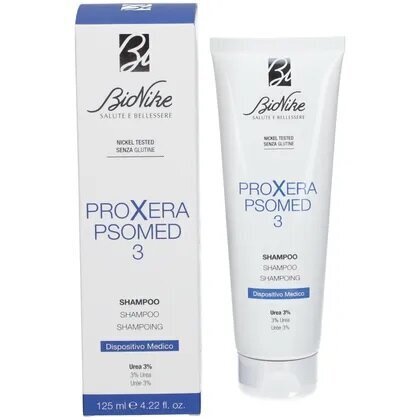 Šampūnas su 3 % Urea BioNike Proxera Psomed 3, 125 ml kaina ir informacija | Šampūnai | pigu.lt