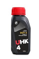 Hydraulic Brake Fluid Dot-4, 0.25 L цена и информация | Добавки к маслам | pigu.lt