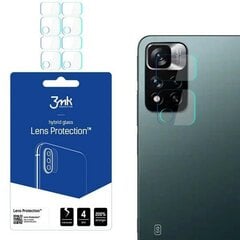 3MK Lens Protect skirtas Xiaomi Redmi Note 11 Pro / Redmi Note 11 Pro 5G kamerai, 4 vnt. kaina ir informacija | Apsauginės plėvelės telefonams | pigu.lt