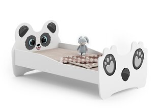 Vaikiška lova Animals su čiužiniu 144 cm x 80 cm x 70 cm, panda kaina ir informacija | Vaikiškos lovos | pigu.lt