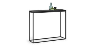 Stalas-konsolė Konsola 100x80x30cm, juodos spalvos kaina ir informacija | Stalai-konsolės | pigu.lt