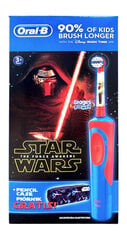 Oral-B Vitality Star Wars электрическая зубная щетка + пенал, 1 шт. цена и информация | Электрические зубные щетки | pigu.lt