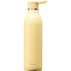 Бутылка для воды CityLoop Thermavac eCycle, 0,6 л, желтая, из переработанной нержавеющей стали цена и информация | Кухонная утварь | pigu.lt