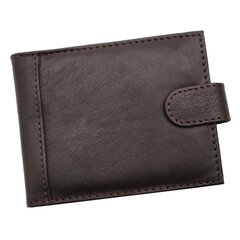 Kortelių dėklas Genuine Leather CC127BRN цена и информация | Мужские кошельки | pigu.lt