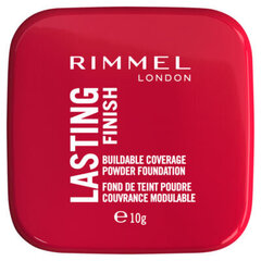 Компактная пудра Rimmel London Lasting Finish, 10 г, 010 Latte цена и информация | Пудры, базы под макияж | pigu.lt