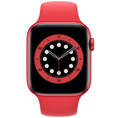 Apple Watch Series 6 40mm Red Aluminum/Red Sport Band (Atnaujinta A) kaina ir informacija | Išmanieji laikrodžiai (smartwatch) | pigu.lt
