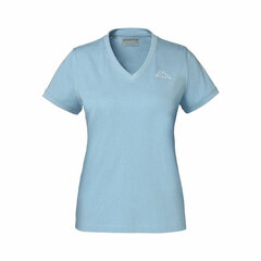 Marškinėliai moterims Kappa Cabou S6445588, mėlyni kaina ir informacija | Sportinė apranga moterims | pigu.lt