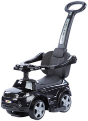 Paspiriamas automobilis su rankena, juodas kaina ir informacija | Žaislai kūdikiams | pigu.lt