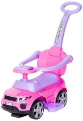 Paspiriamas automobilis su rankena, rožinis kaina ir informacija | Žaislai kūdikiams | pigu.lt