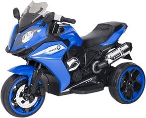 Vaikiškas elektrinis motociklas - Speed, mėlynas kaina ir informacija | Elektromobiliai vaikams | pigu.lt
