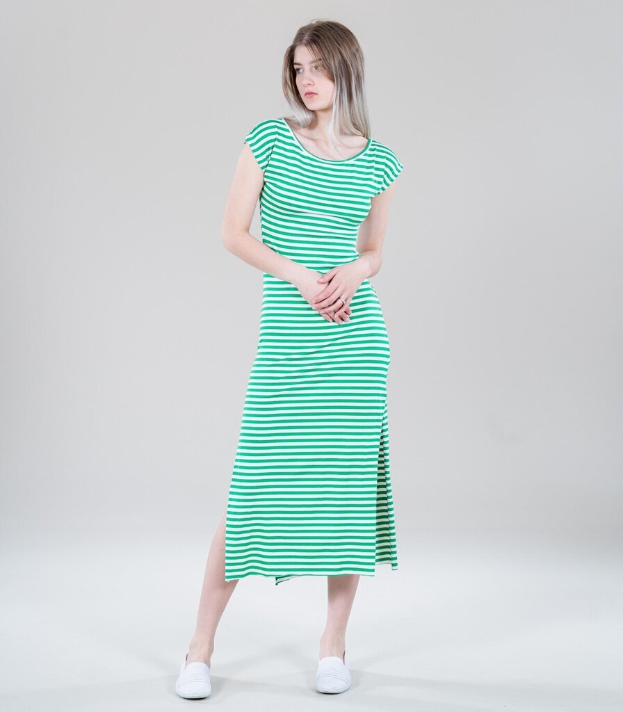 Moteriška suknelė Hailys SOLA KL*02, žalia/balta 4067218065807 kaina ir informacija | Suknelės | pigu.lt