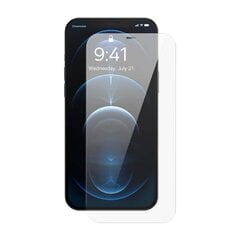 Baseus Tempered Glass Transparent 0.3mm (6.1inch) for iPhone 12/12 Pro (2pcs) цена и информация | Защитные пленки для телефонов | pigu.lt