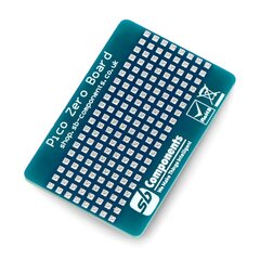 Pico Zero Board - Raspberry Pi Pico prototipų kūrimo plokštė - SB Components SKU21499 цена и информация | Электроника с открытым кодом | pigu.lt