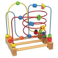 Edukacinis medinis labirintas 93285 kaina ir informacija | Žaislai kūdikiams | pigu.lt