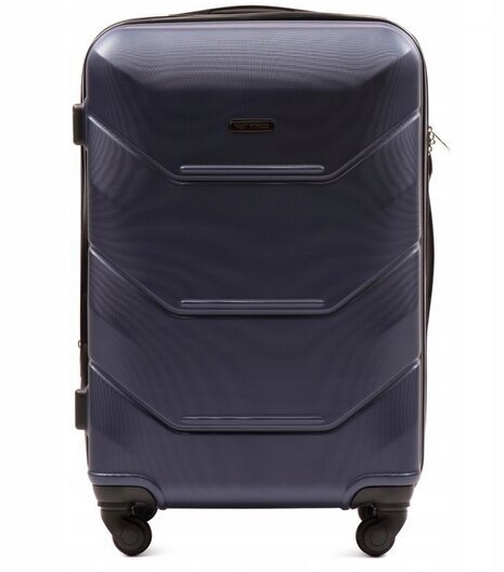 Didelis tamsiai mėlynas lagaminas Wings TD147 L m цена и информация | Lagaminai, kelioniniai krepšiai | pigu.lt