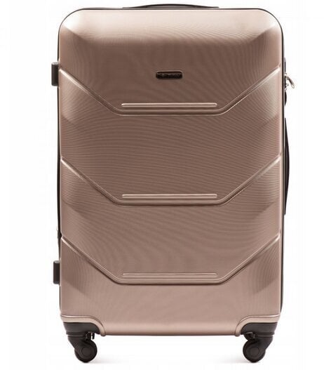 Didelis "šampaninis" lagaminas Wings TD147 L samp kaina ir informacija | Lagaminai, kelioniniai krepšiai | pigu.lt