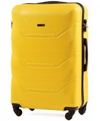 Vidutinio dydžio geltonas lagaminas Wings TD147 M g kaina ir informacija | Lagaminai, kelioniniai krepšiai | pigu.lt