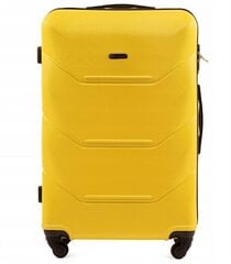 Среднего размера чемодан Wings TD147, размер M, желтый цена и информация | Чемоданы, дорожные сумки | pigu.lt