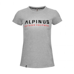 Marškinėliai moterims Alpinus Chiavenna BR43946, pilki kaina ir informacija | Marškinėliai moterims | pigu.lt