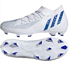 Futbolo batai Adidas Predator Edge, balti цена и информация | Футбольные бутсы | pigu.lt