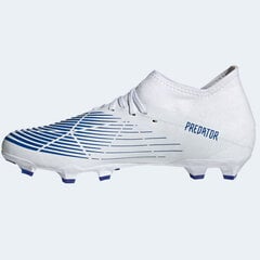 Futbolo batai Adidas Predator Edge, balti цена и информация | Футбольные бутсы | pigu.lt